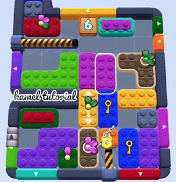Color Block Jam level 1665: screenshot of the board