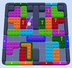 Color Block Jam level: screenshot of the board