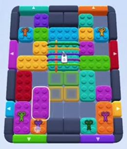 Color Block Jam level 202 / 1040 / 1890: screenshot of the board