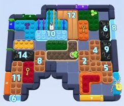 Color Block Jam level 1632 / 2543: screenshot of the board