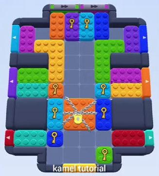 Color Block Jam level 369 / 763 / 1263: screenshot of the board
