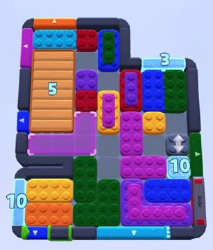 Color Block Jam level 1481 / 1484: screenshot of the board