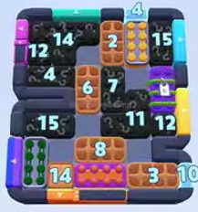 Color Block Jam level 1531 / 2441: screenshot of the board