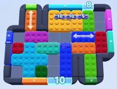 Color Block Jam level 673 / 1643: screenshot of the board