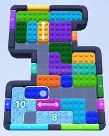 Color Block Jam level 397 / 791 / 1291: screenshot of the board