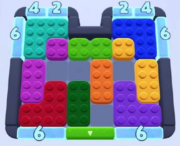 Color Block Jam level 171: screenshot of the board