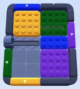 Color Block Jam level 1302: screenshot of the board