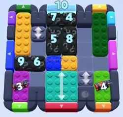 Color Block Jam level 769 / 771: screenshot of the board