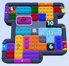 Color Block Jam level 1431 / 1418 / 1434: screenshot of the board