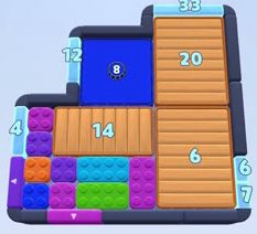 Color Block Jam level 1613 / 1616 / 1672 / 2604: screenshot of the board