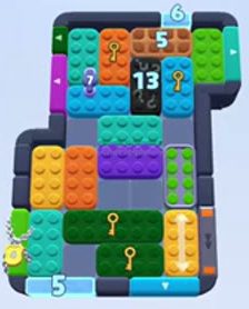 Color Block Jam level 1211 / 1213 / 1216: screenshot of the board
