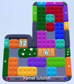 Color Block Jam level 314: screenshot of the board