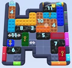 Color Block Jam level 1469 / 2379: screenshot of the board