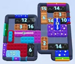 Color Block Jam level 1564 / 2475: screenshot of the board