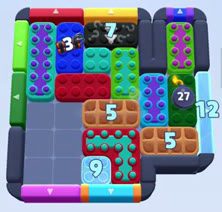 Color Block Jam level: screenshot of the board