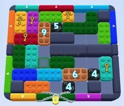 Color Block Jam level 1700 / 2690: screenshot of the board