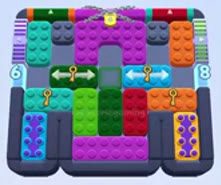 Color Block Jam level 1169 / 1171 / 1173: screenshot of the board