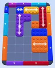 Color Block Jam level: screenshot of the board