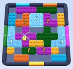 Color Block Jam level 66: screenshot of the board