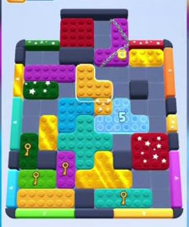 Color Block Jam level 116: screenshot of the board
