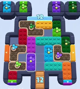 Color Block Jam level 1432 / 1425 / 1428: screenshot of the board