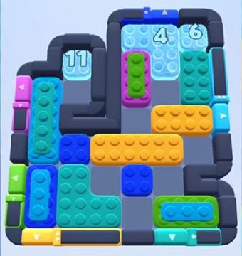 Color Block Jam level 635 / 1552: screenshot of the board