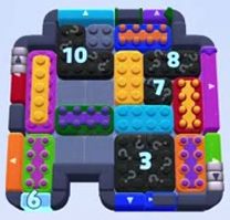 Color Block Jam level 1200 / 1201 / 1199: screenshot of the board