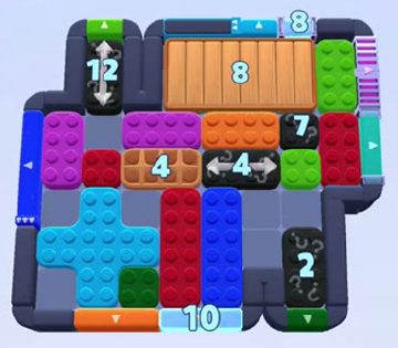 Color Block Jam level 1520 / 1523 / 1526: screenshot of the board