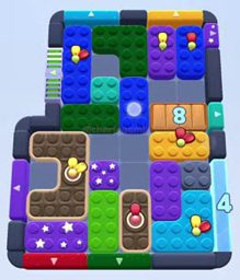 Color Block Jam level 1343 / 1338: screenshot of the board