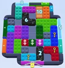 Color Block Jam level 1391 / 1374 / 1377: screenshot of the board