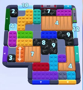 Color Block Jam level 1270 / 1271: screenshot of the board