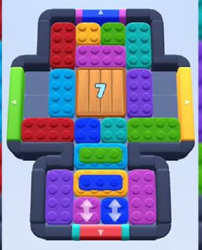 Color Block Jam level 501 / 905 / 1395: screenshot of the board