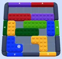 Color Block Jam level: screenshot of the board