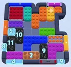 Color Block Jam level 1297 / 1289 / 1292: screenshot of the board
