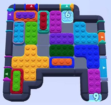 Color Block Jam level 1179 / 1177 / 1191: screenshot of the board