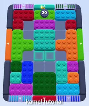 Color Block Jam level 266 / 654 / 1104: screenshot of the board
