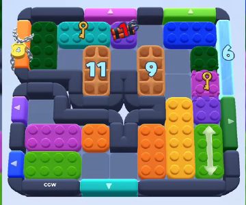 Color Block Jam level 902 / 924 / 1813: screenshot of the board