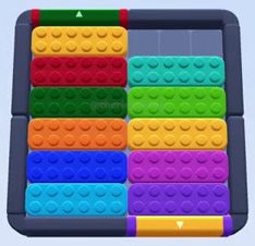 Color Block Jam level 403: screenshot of the board