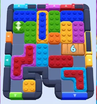 Color Block Jam level 618 / 1540: screenshot of the board