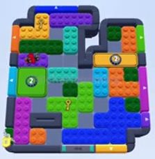 Color Block Jam level 1411 / 1414 / 1417 / 1419: screenshot of the board