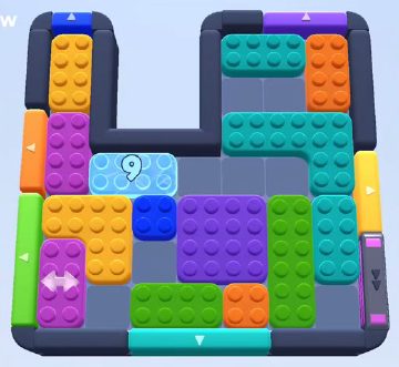 Color Block Jam level 998 / 999 / 1903: screenshot of the board