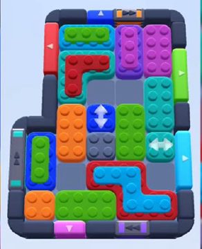 Color Block Jam level 595 / 1517: screenshot of the board