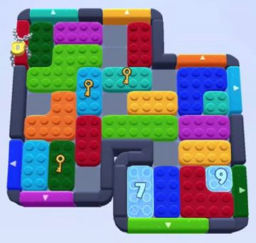 Color Block Jam level 1582 / 1571 / 1578 / 1583: screenshot of the board