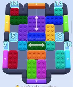 Color Block Jam level 724 / 731: screenshot of the board