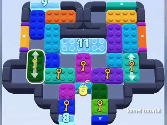 Color Block Jam level 656: screenshot of the board