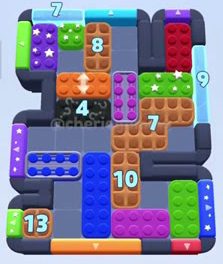 Color Block Jam level 908 / 1819: screenshot of the board