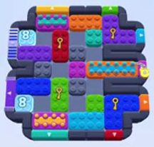 Color Block Jam level 1166 / 1164 / 1165: screenshot of the board