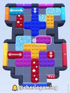 Color Block Jam level 598: screenshot of the board
