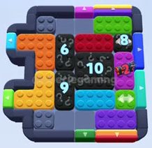 Color Block Jam level 1004 / 1005 / 1911: screenshot of the board
