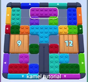 Color Block Jam level 270 / 412 / 658 / 1108: screenshot of the board